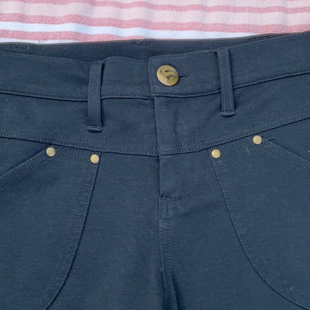 Eh 🎁 Free people skinny pants sz 29 inseam 30 black front and back pockets - Picture 5 of 13